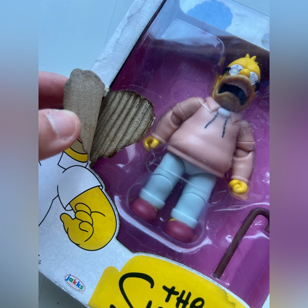 The Simpsons Wave 5 Grandpa Action Figure (Cane) - Picture 4 of 5